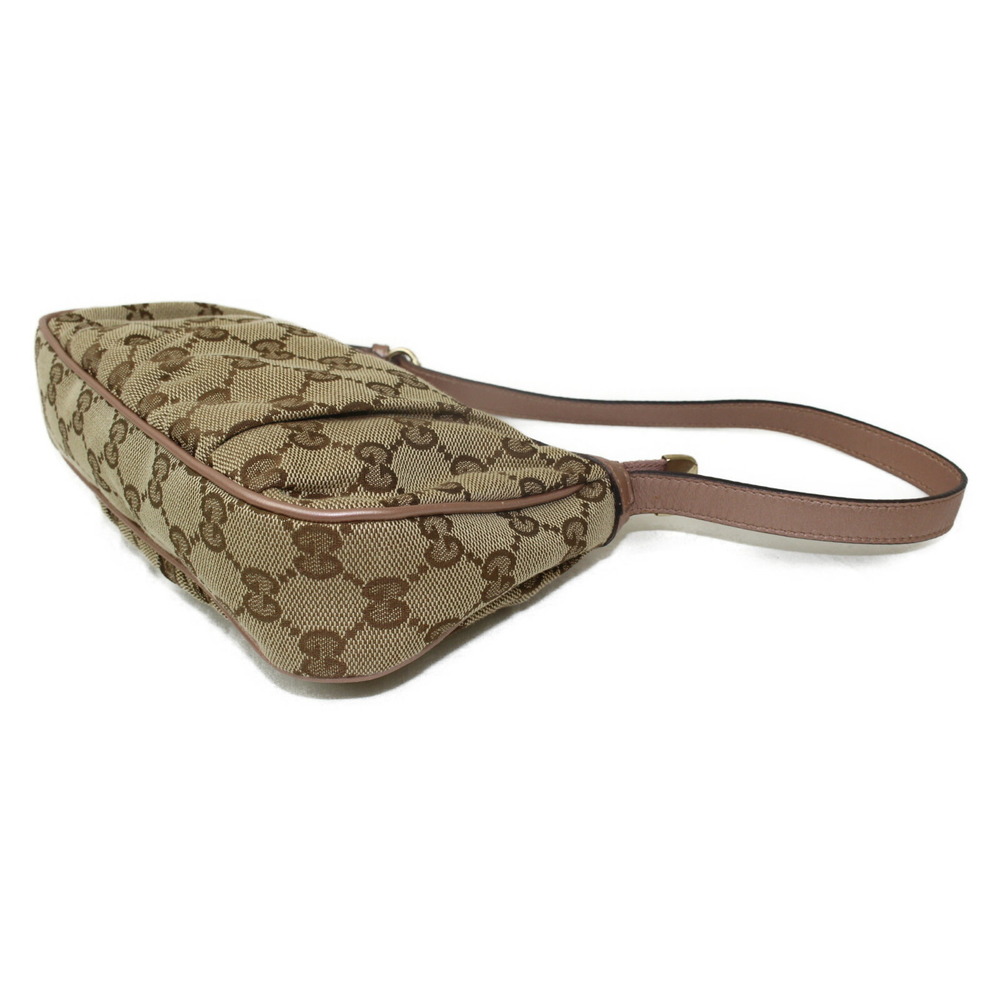 Gucci Pouch Beige Tan brown accessories cosmetics makeup Heart charm - Picture 3 of 7